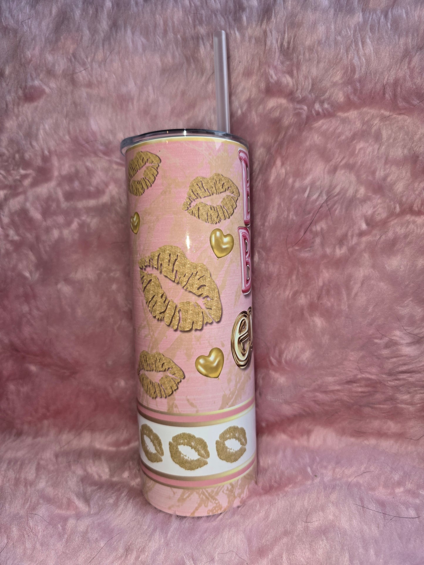 Bad bitch lip tumbler