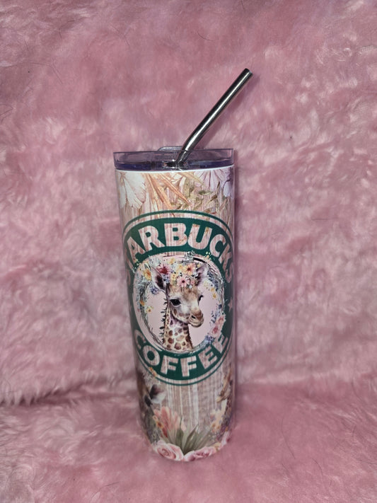 giraffe Starbucks tumbler